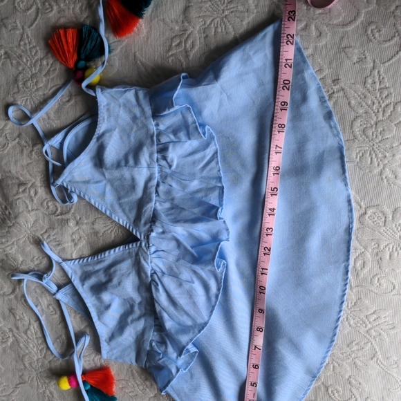 Tassel Peplum Tank * Size Small - Picture 8 of 11